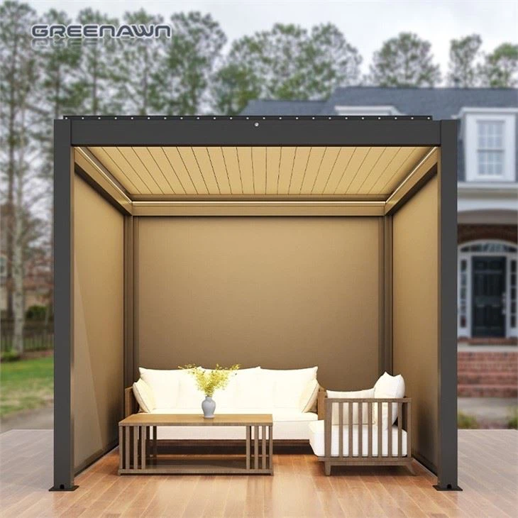 Outdoor Garden Manual Aluminium Pergola