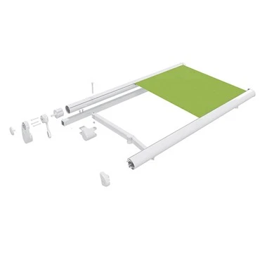 Waterdichte balkonzon intrekbare luifelcomponent